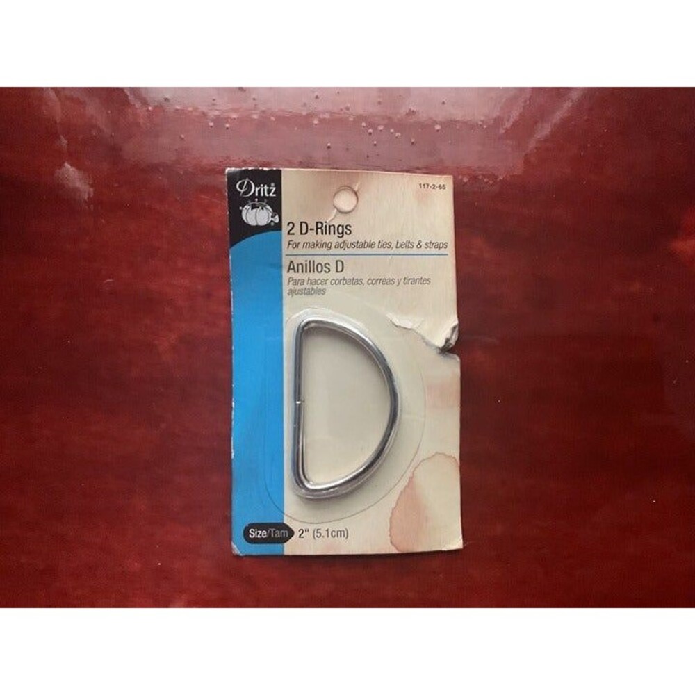 Dritz 2" D Rings x2